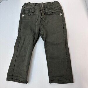 True Religion Kids Pants with elastic waist, Size‎ 18M, Green